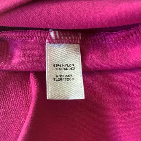 Tildon Stretchy Bodycon Dress Large Pink Fuschia Baddie Revenge Going Out Party - Picture 6 of 7